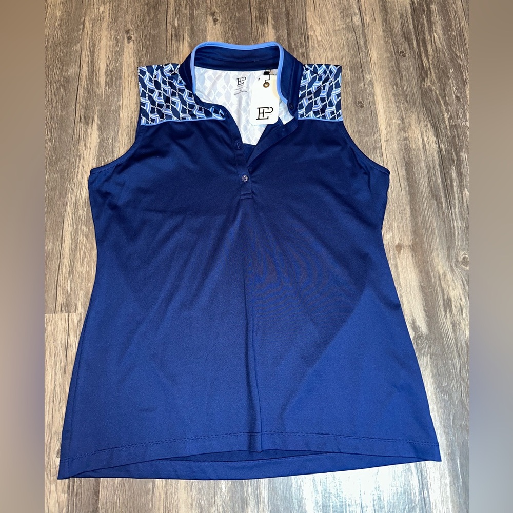 EP Pro New York Sleeveless Golf Polo Top Women’s Large
